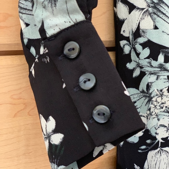 H&M Floral Sheath Dress with Long Sleeves - Picture 3 of 5